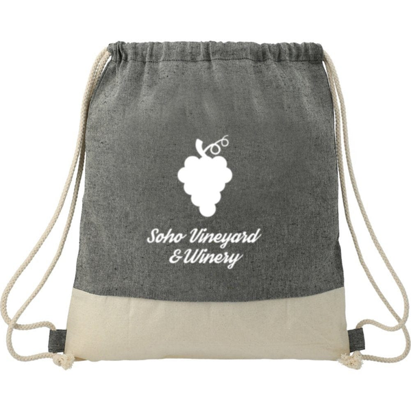 Add Your Logo: Recycled Drawstring Bag