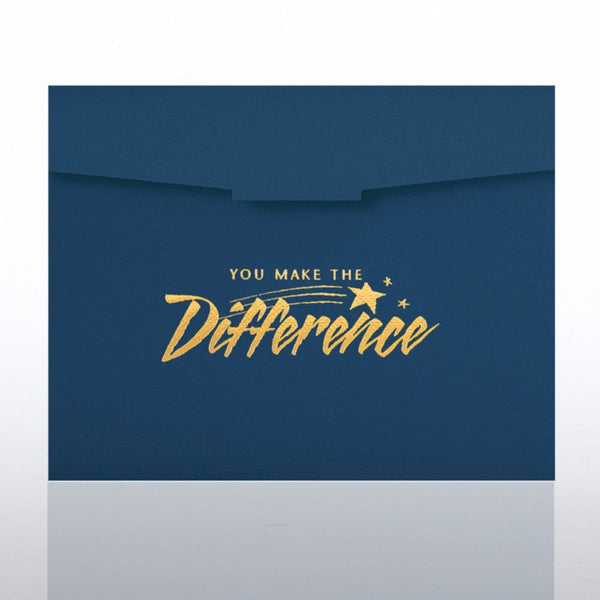 You Make the Difference Certificate Folder