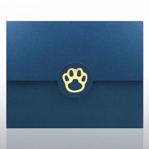 Paw Foil Certificate Folder