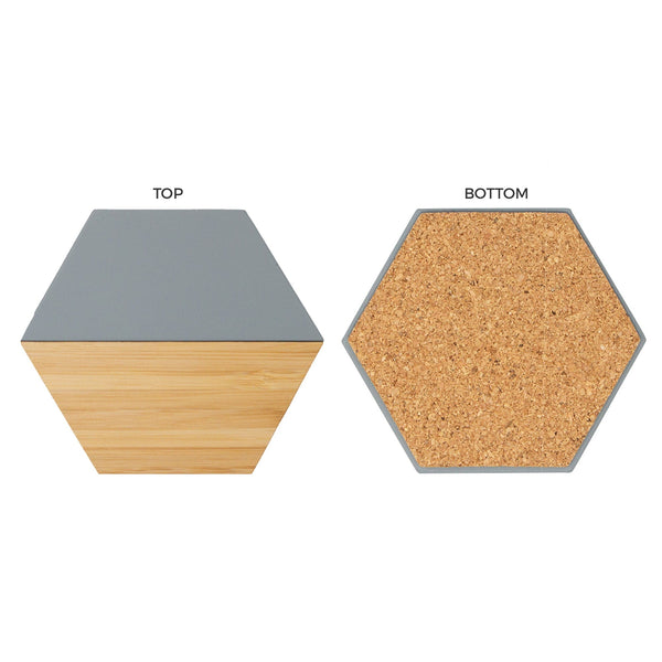 Add Your Logo: Set in Stone Coaster Set