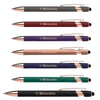 Add Your Logo: Ellipse Softy Rose Gold Stylus Pen