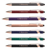 Add Your Logo: Ellipse Softy Rose Gold Stylus Pen