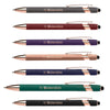 Add Your Logo: Ellipse Softy Rose Gold Stylus Pen
