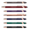 Add Your Logo: Ellipse Softy Rose Gold Stylus Pen