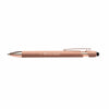 Add Your Logo: Ellipse Softy Rose Gold Stylus Pen