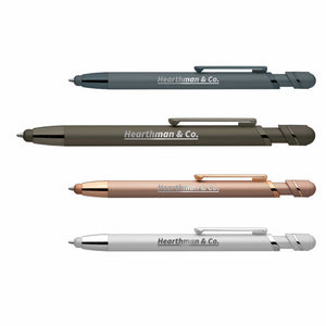 Add Your Logo: Atlantic Softy Monochrome Metallic Stylus Pen