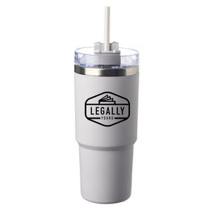 Add Your Logo: 23 oz Matte Stainless Steel Tumbler
