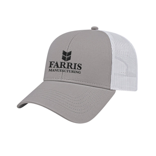 Add Your Logo: Two-Tone Trucker Mesh Back Cap