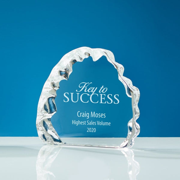 Petite Glacier Crystal Trophy