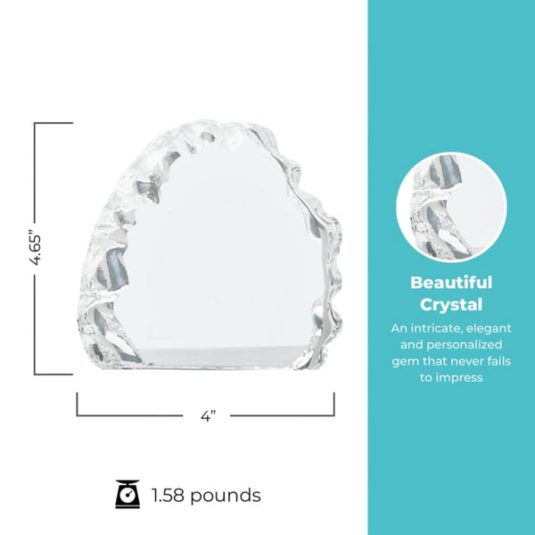 Petite Glacier Crystal Trophy
