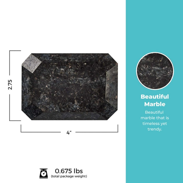 Solid as a Rock Rectangular Paperweight - BLACK