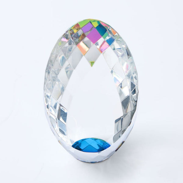 Radiant Ellipse Crystal Trophy