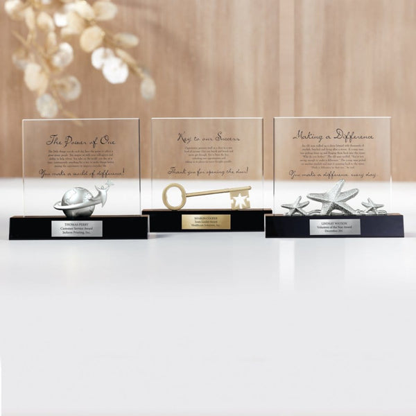 Crystal Character Trophy - Key to our Success