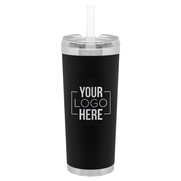 Custom Colorific Thermal Tumbler - Black