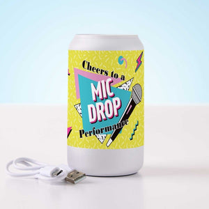 Fresh Beats Soda Can Bluetooth Speaker - Mic Drop