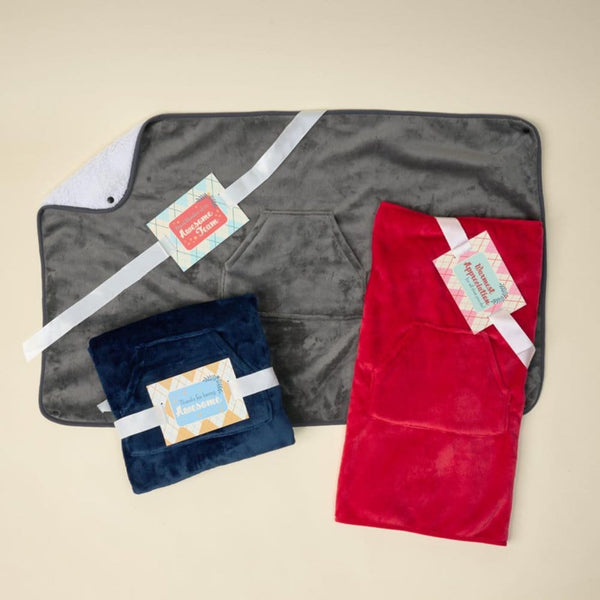 Workplace Sherpa Lap Blanket - Thanks for Being Awesome