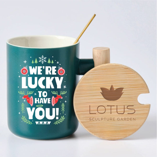 Festive Nordic Mug Gift Set - Lucky to Have You