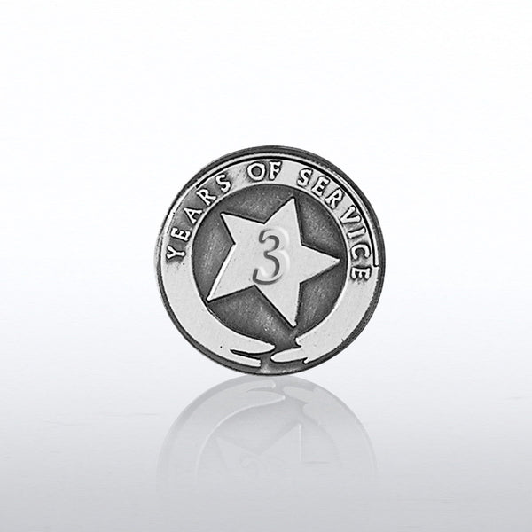 Silver Anniversary Lapel Pins