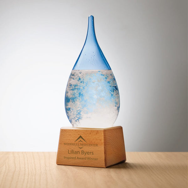 Light-Up Storm Glass Trophy