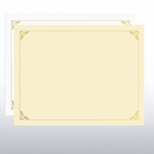 Foil Certificate Paper - Ornament