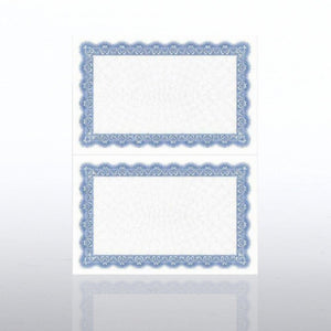 Certificate Paper - Official - Half-Size - Royal Blue