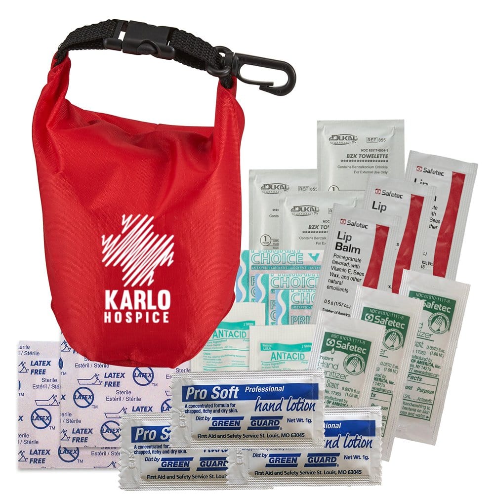 Add Your Logo: Caringhands Essentials Emergency Kit – Baudville