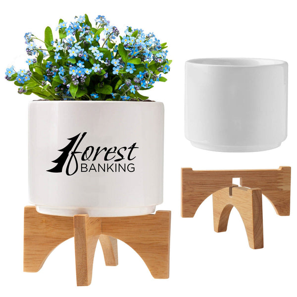 Add Your Logo: Mod Vibes Ceramic Planter Kit