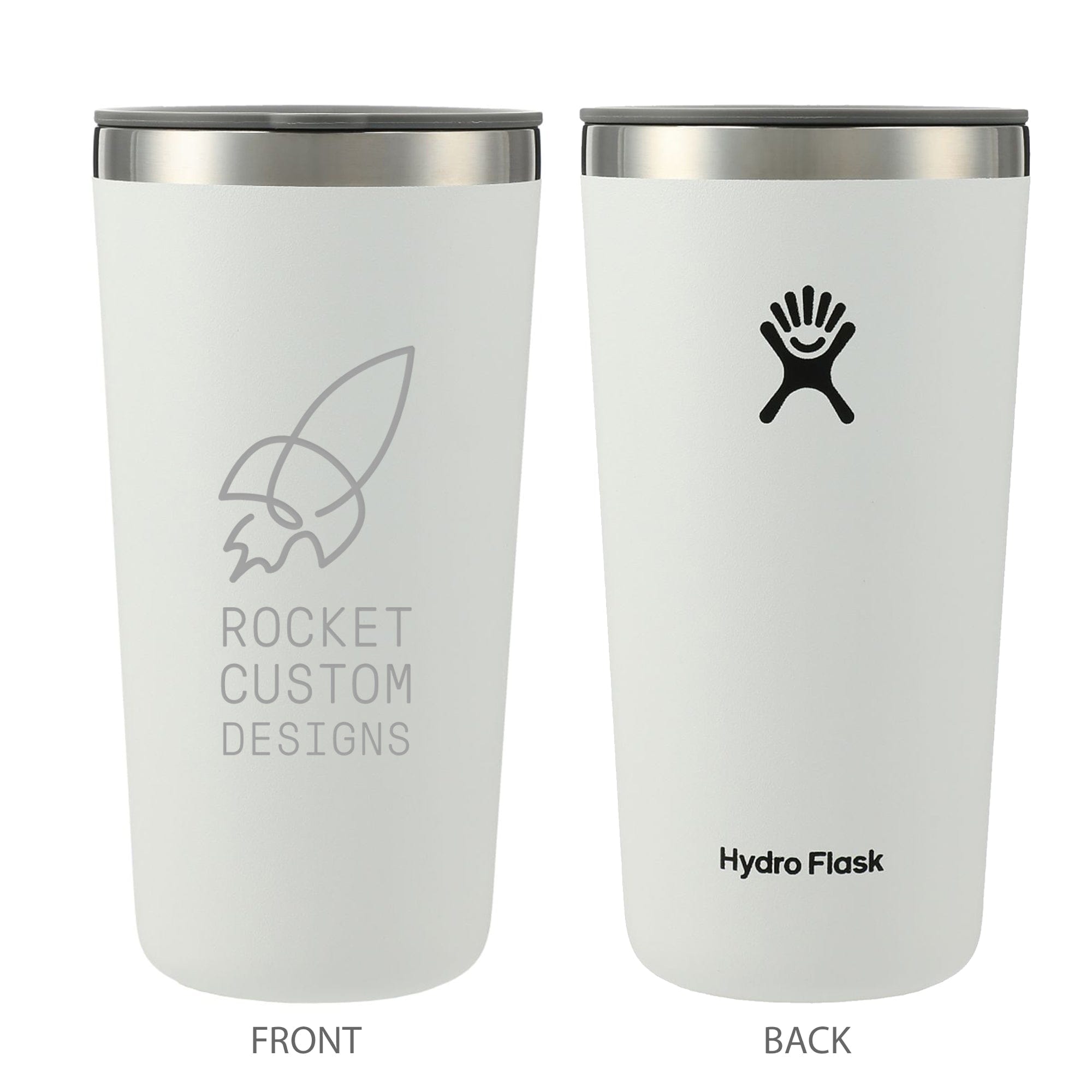 Logo:　Hydro　Flask®　Tumbler　All　Around™　–　Baudville　Add　Your