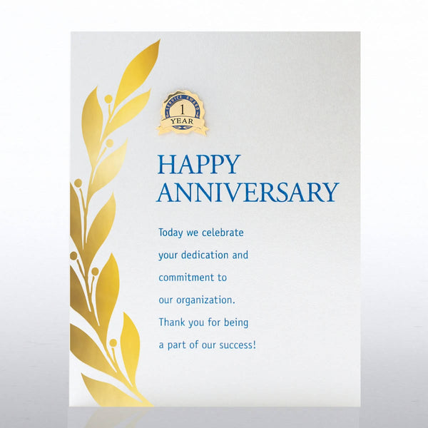 Character Pin - Happy Anniversary 1yr & 5yr