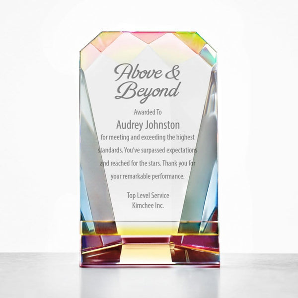 Vibrant Crystal Phone Holder Trophy