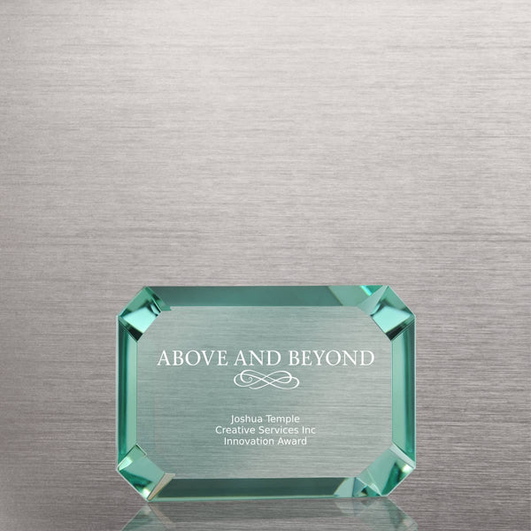 Elegant Glass Paperweight