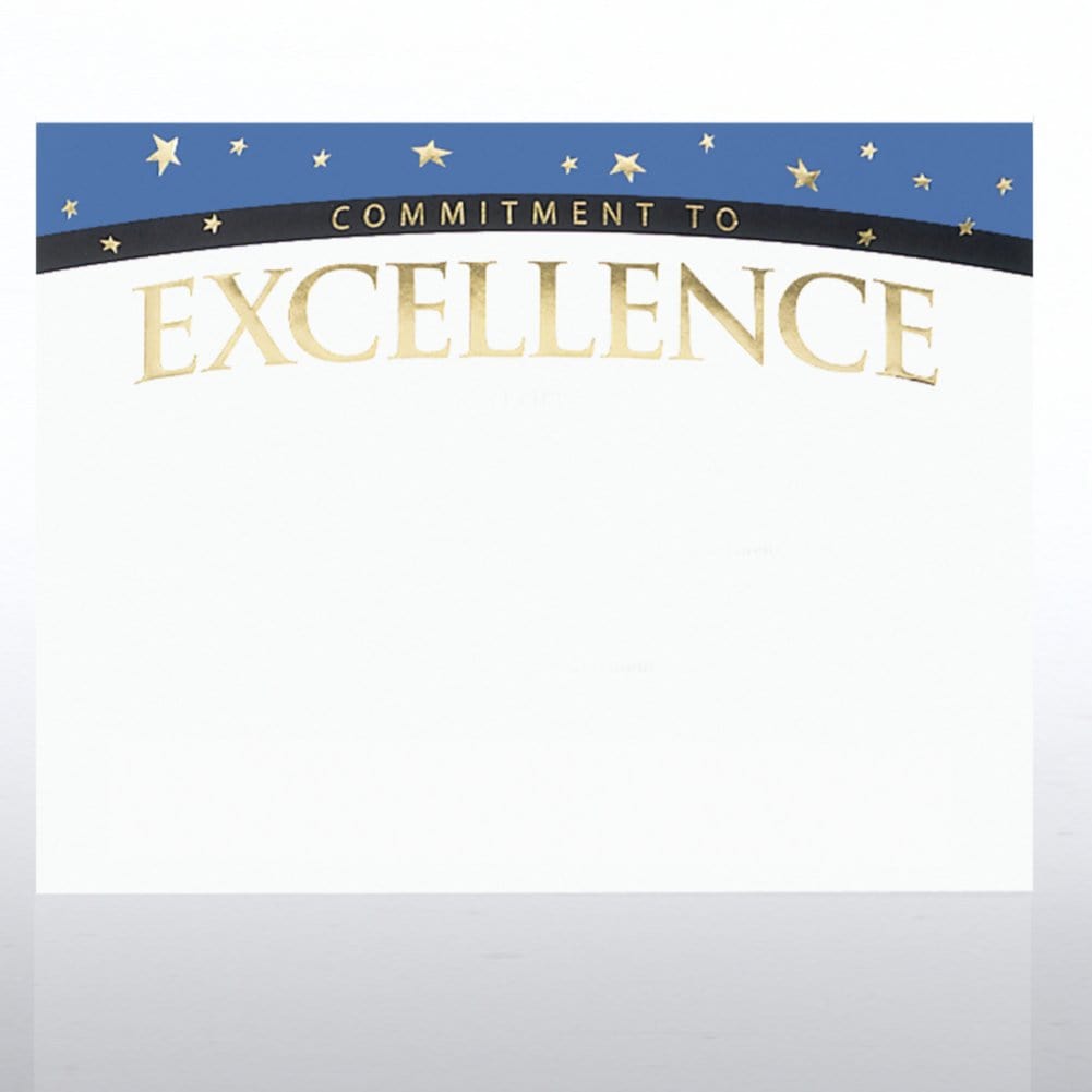 Certificate Seal with Ribbon - Excellence - Blue/Gold – Baudville