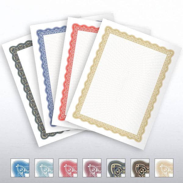 Official Certificate Paper - 100pk