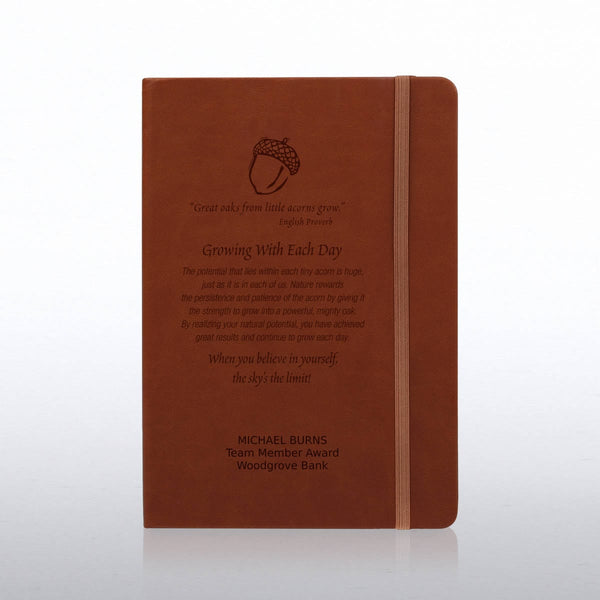 Tuscany Engraved Journal - Tan