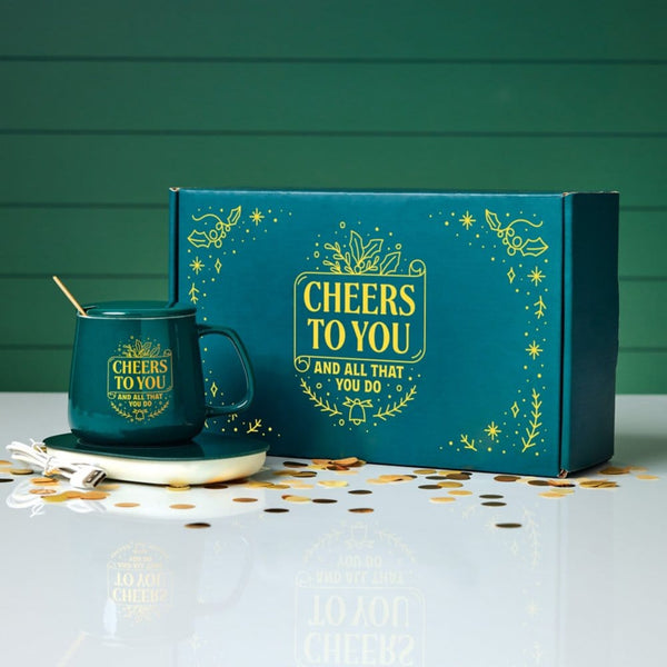 Winter Wonderland Mug & Warmer Gift Set - Cheers to You and All That You Do!
