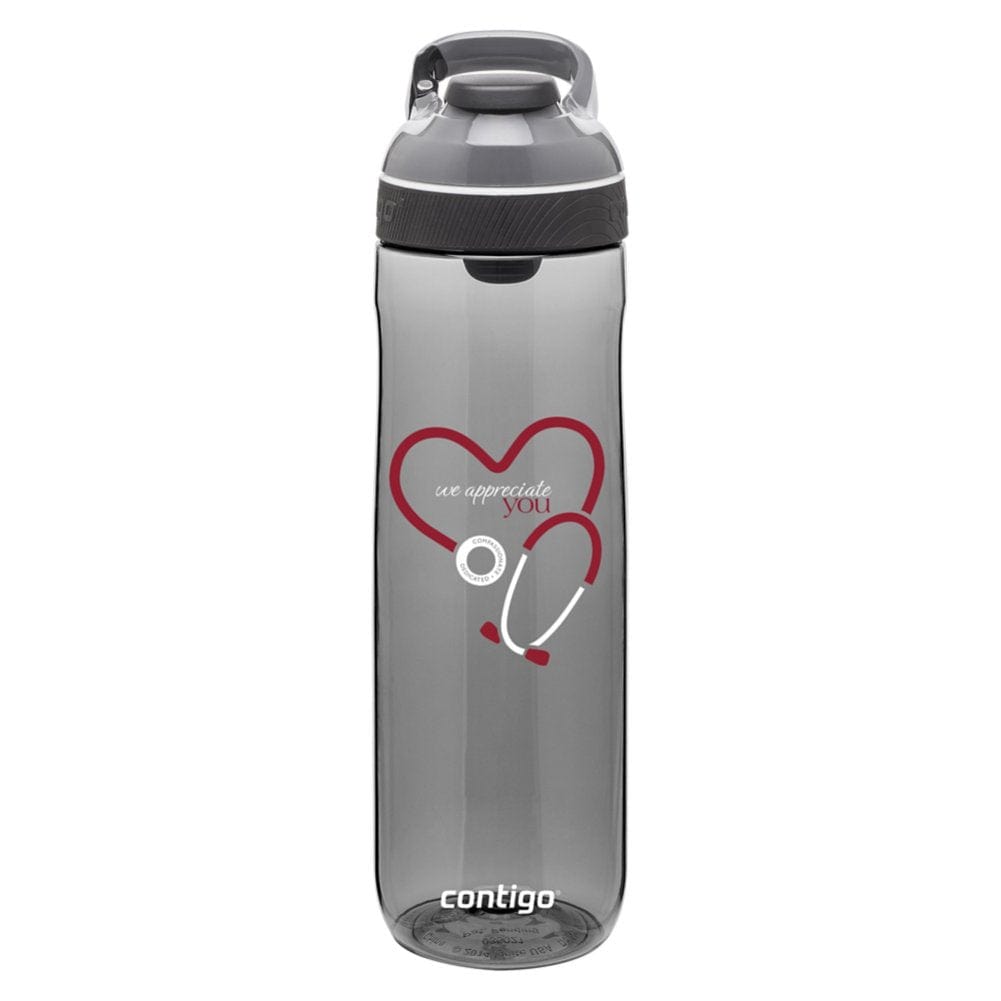 Contigo Water Bottle - Stethoscope: We Appreciate You – Baudville