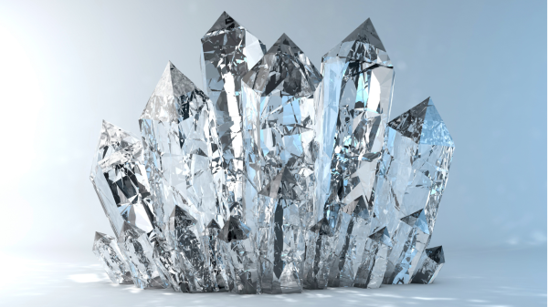 crystal trophy award