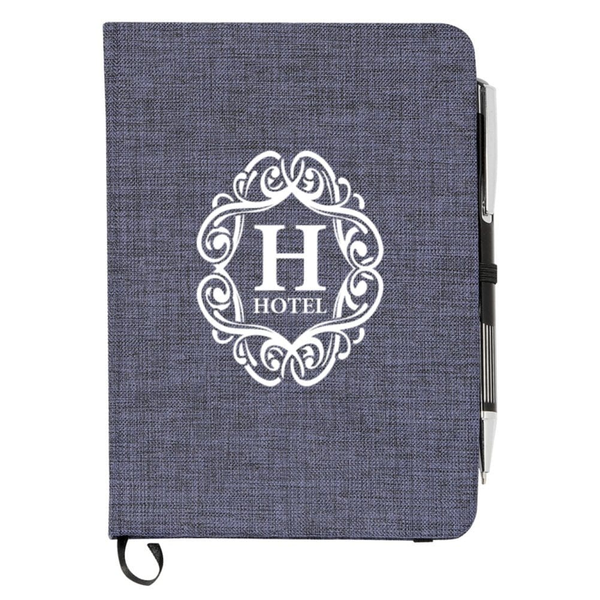 Add Your Logo:  Naturally Heathered Journal