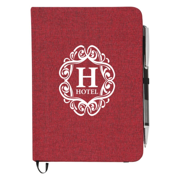 Add Your Logo:  Naturally Heathered Journal