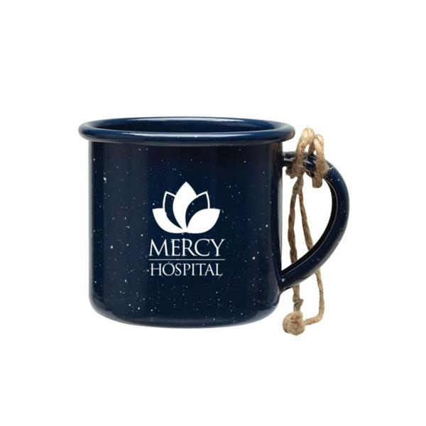 Add Your Logo: Mini Campfire Mug Ornament