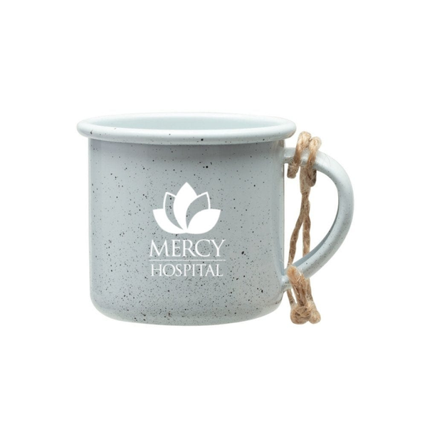 Add Your Logo: Mini Campfire Mug Ornament