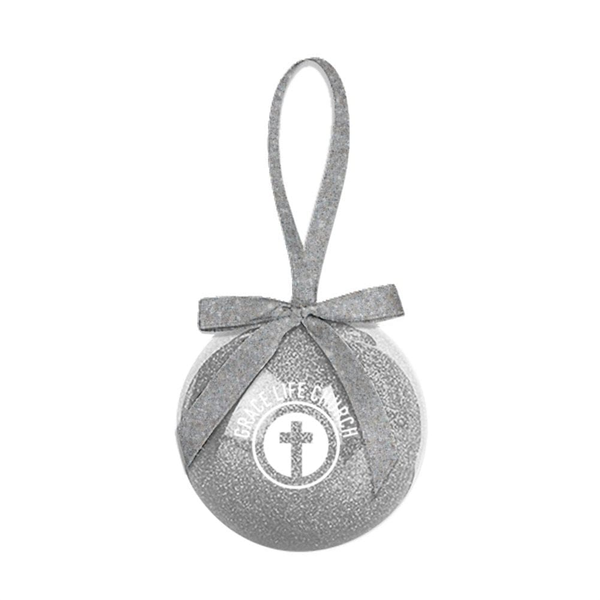 Add Your Logo: Merry + Bright Ornament