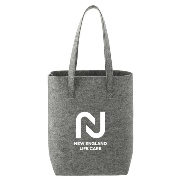 Add Your Logo: Felt Shopper Tote