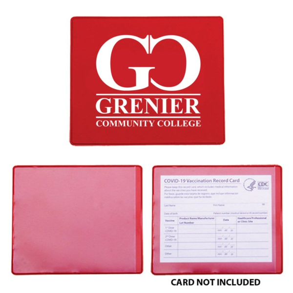 Add Your Logo:  Vaccination Card Holder
