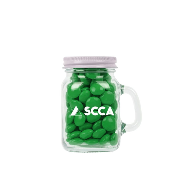 Add Your Logo: Mini Mason Chocolate Jars