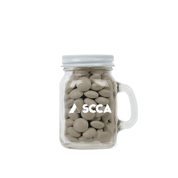 Add Your Logo: Mini Mason Chocolate Jars
