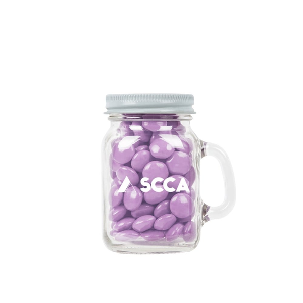 Add Your Logo: Mini Mason Chocolate Jars