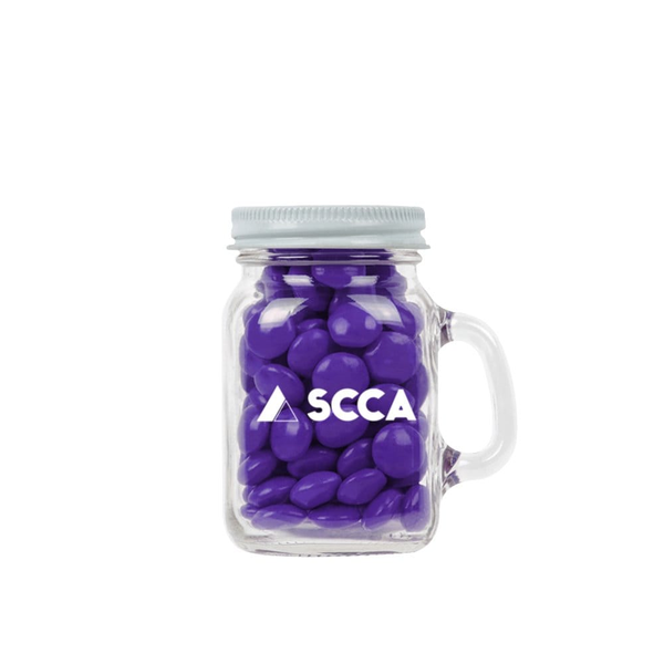 Add Your Logo: Mini Mason Chocolate Jars