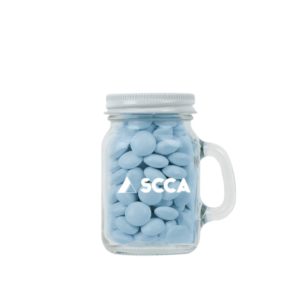 Add Your Logo: Mini Mason Chocolate Jars