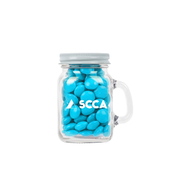 Add Your Logo: Mini Mason Chocolate Jars